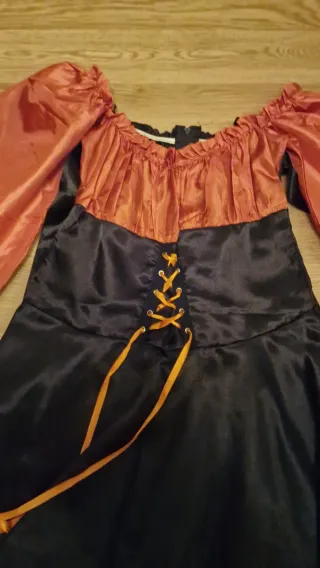 Disfraz Bruja Naranja y Negro