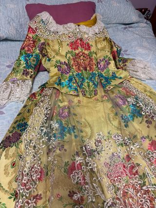 Traje de Fallera Multicolor
