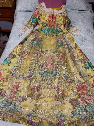 Traje de Fallera Multicolor