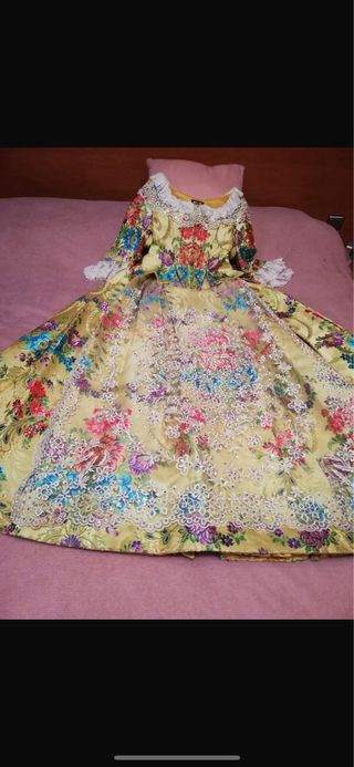 Traje de Fallera Multicolor