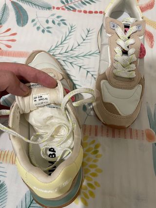 Zapatillas Bimba y Lola Jogger Beige/Menta