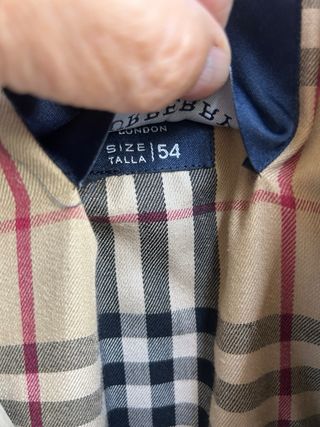 Gabardina Burberry Beige