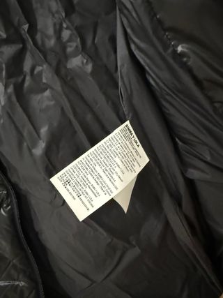 Abrigo/Plumífero Bimba y Lola negro acolchado