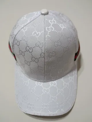 Gorra Gucci Blanca GG