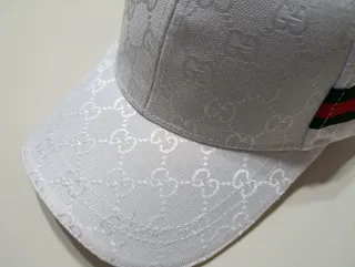 Gorra Gucci Blanca GG