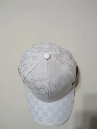 Gorra Gucci Blanca GG