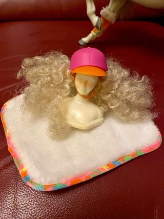 Cavallo Barbie 1991 Cappello fantina ottimo stato