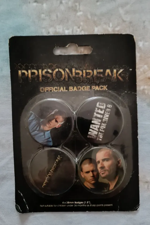 4 Chapas Prison Break Oficiales