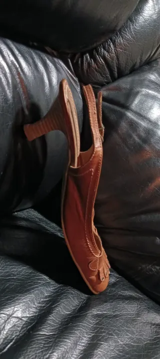 Zapatos de piel El Corte Inglés Marrones