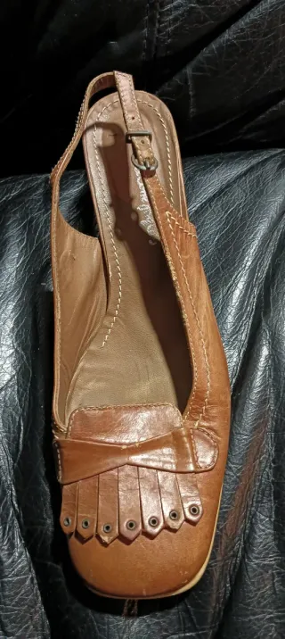 Zapatos de piel El Corte Inglés Marrones