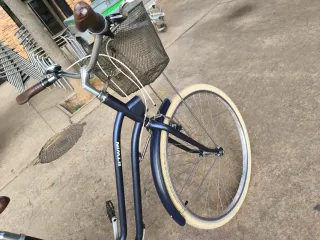 Bicicleta de Paseo Azul, Btwin Elops 520.