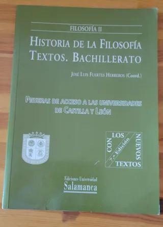 HISTORIA DE LA FILOSOFIA TEXTOS BACHILLERATO 10...