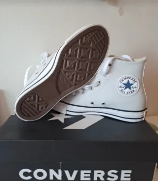 Zapatillas Converse All Star grises claras