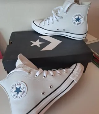 Zapatillas Converse All Star grises claras