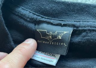 CAMISETA MANGA CORTA BATMAN BEGINS XL UNISEX