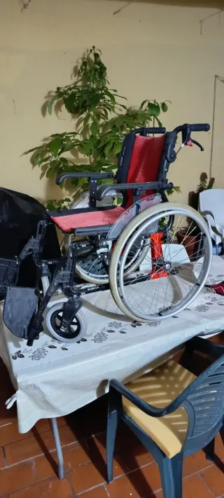 SILLA RUEDAS ALUMINIO 