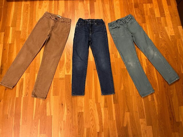 Lote 3 Pantalones Niño T12 años