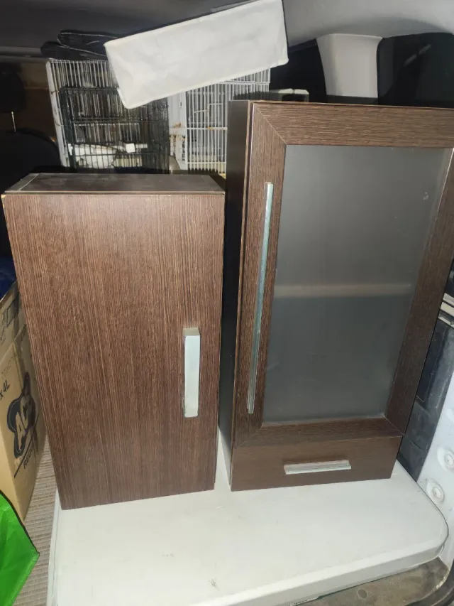 Muebles de colgar color wengue