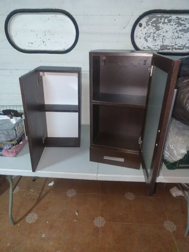 Muebles de colgar color wengue