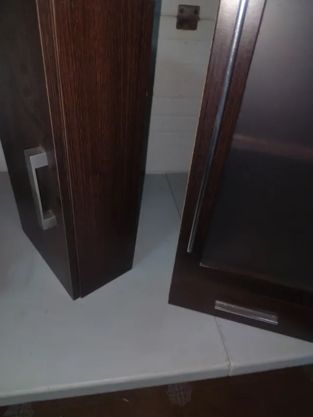 Muebles de colgar color wengue