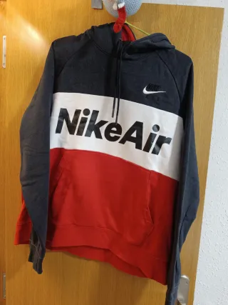 Sudadera Nike Air Negra, Blanca y Roja