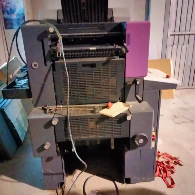 Heidelberg Quickmaster offset 2 colores