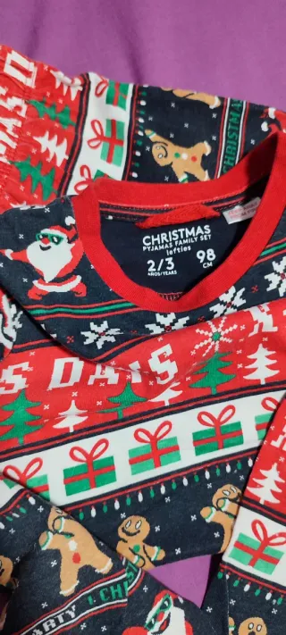 Lote Pijamas Navidad Niños