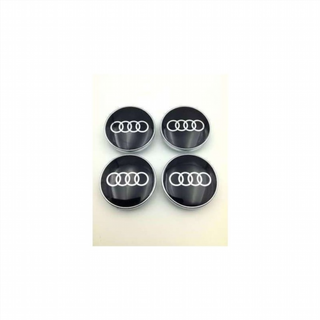 Centro de rueda Audi negro 68 mm