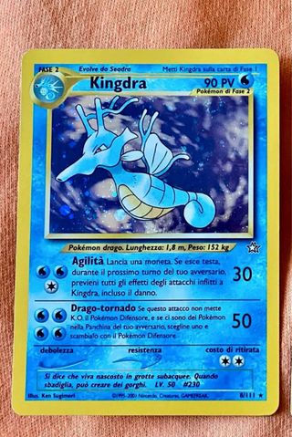 Kingdra Holo Carta Pokémon 8/111