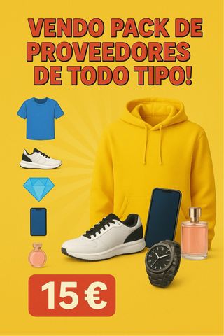 ¡PACK DE PROVEEDORES DE TODO TIPO!