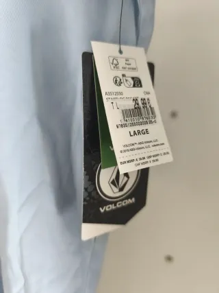 Camiseta Volcom Talla L Azul