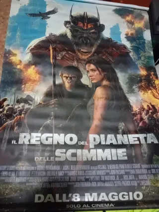 Locandina Gigante Il Regno del Pianeta delle Scimm