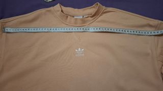 Sudadera Adidas Oversize Beige, Rosa Talla M.