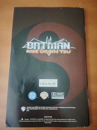 Batman Rise of Sin Tzu PS2