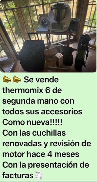 Thermomix TM6 con accesorios