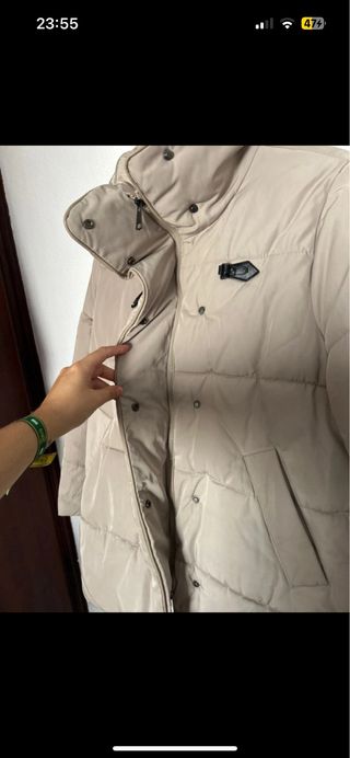 Abrigo Anorak Easy Wear Beige Talla M