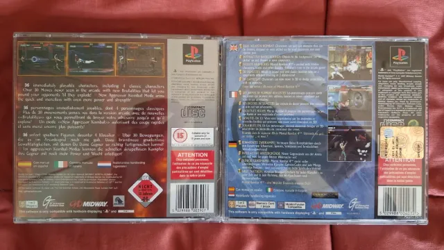 PS1 Mortal Kombat 4 & Trilogy PAL