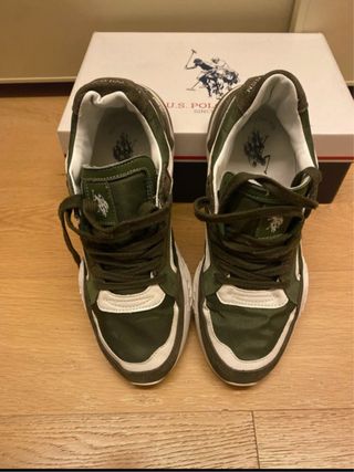 Scarpe U.S. Polo Assn. verdi e bianche
