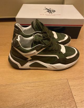 Scarpe U.S. Polo Assn. verdi e bianche