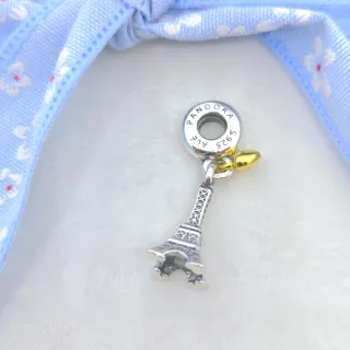 CHARM PARIS TORRE EIFFEL CORAZON DORADO