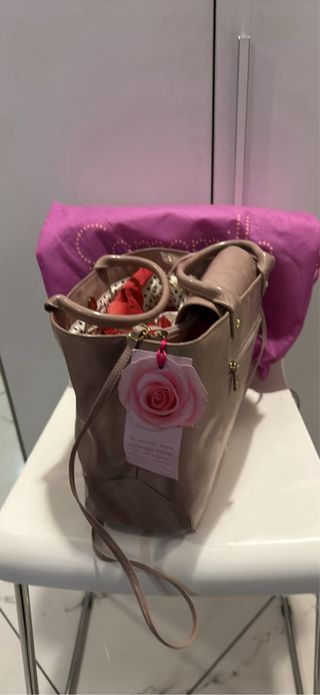 Borsa Camomilla Beige e Rosa