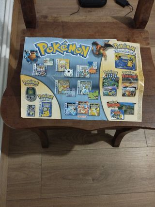 Póster Juegos Nintendo 64 y Game Boy