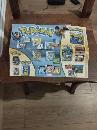 Póster Juegos Nintendo 64 y Game Boy