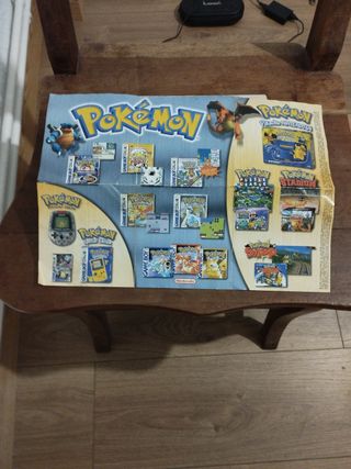 Póster Juegos Nintendo 64 y Game Boy