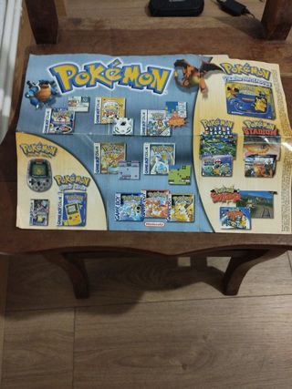 Póster Juegos Nintendo 64 y Game Boy