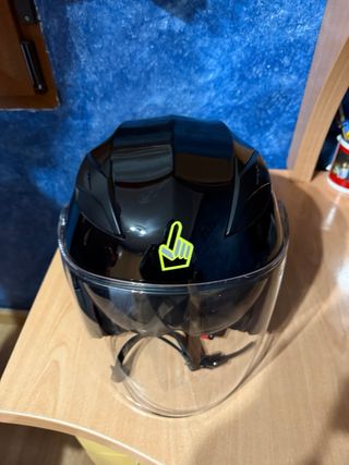 Casco Moto Quad Negro 1UP 40