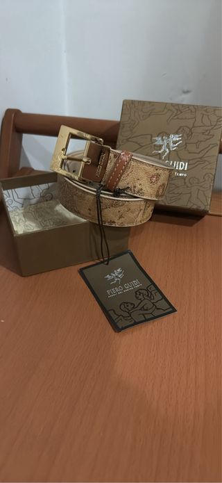 Cintura Piero Guidi Beige/Oro