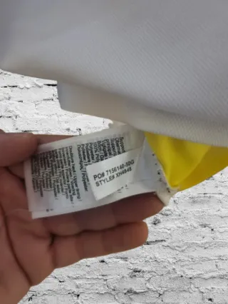 Polo Lacoste Sport Blanco  Verde y Amarillo