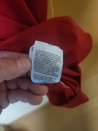 Polo Lacoste Rojo Rayas Cuello