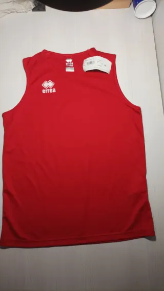 Camiseta sin mangas Errea roja